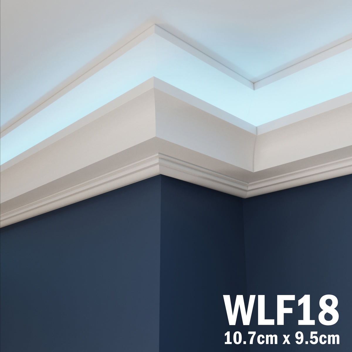 LED Coving for Ceilings Cornice XPS Extruded Polystyrene WLF18