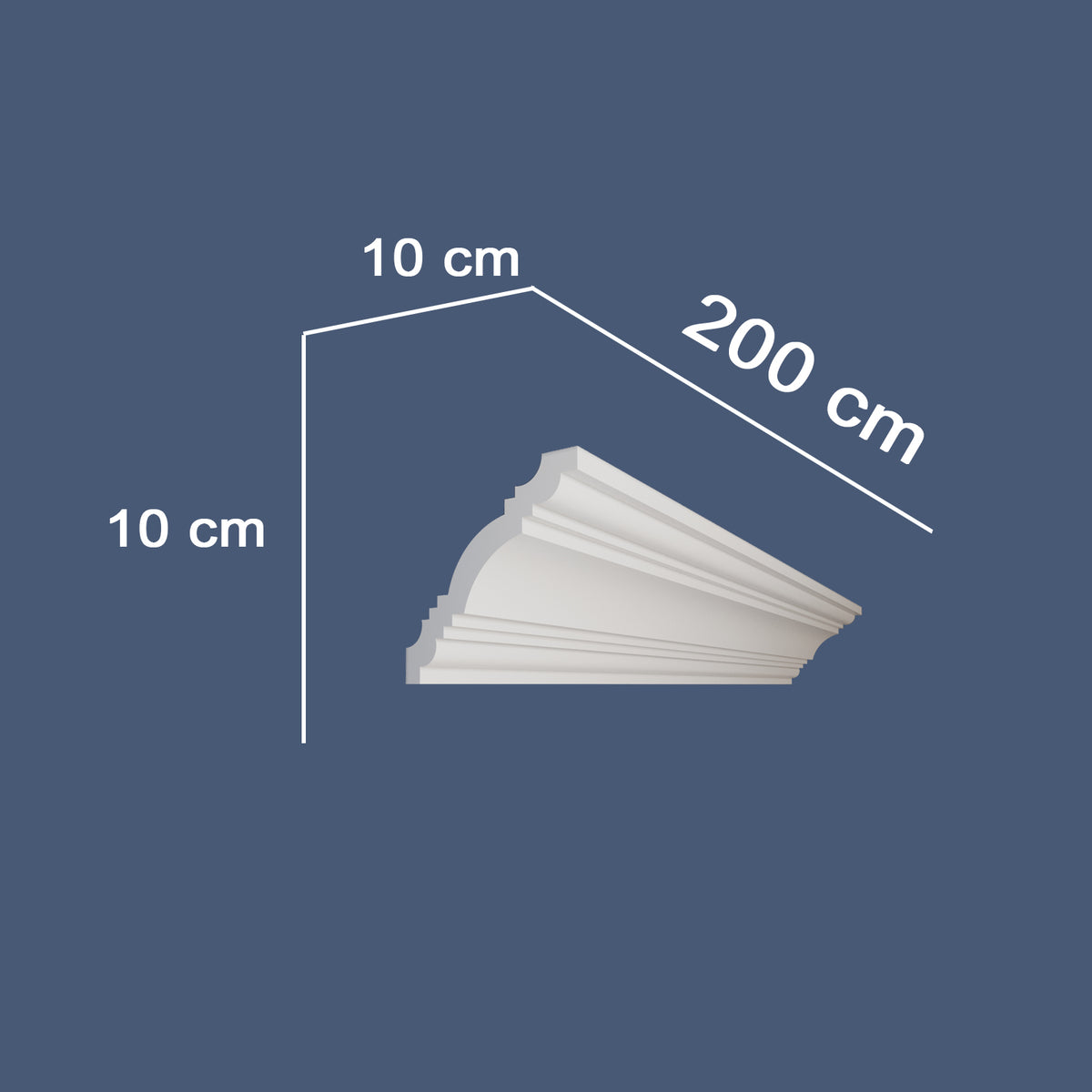 Coving for Ceilings Cornice XPS Extruded Polystyrene WM12