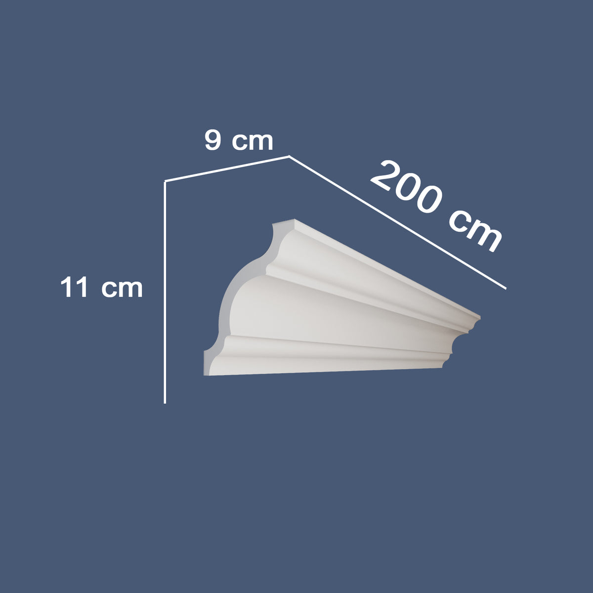 Coving for Ceilings Cornice XPS Extruded Polystyrene WM17
