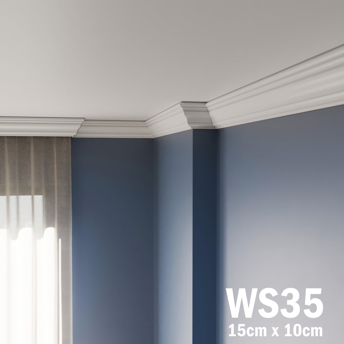 Coving for Ceilings Cornice XPS Extruded Polystyrene WS35