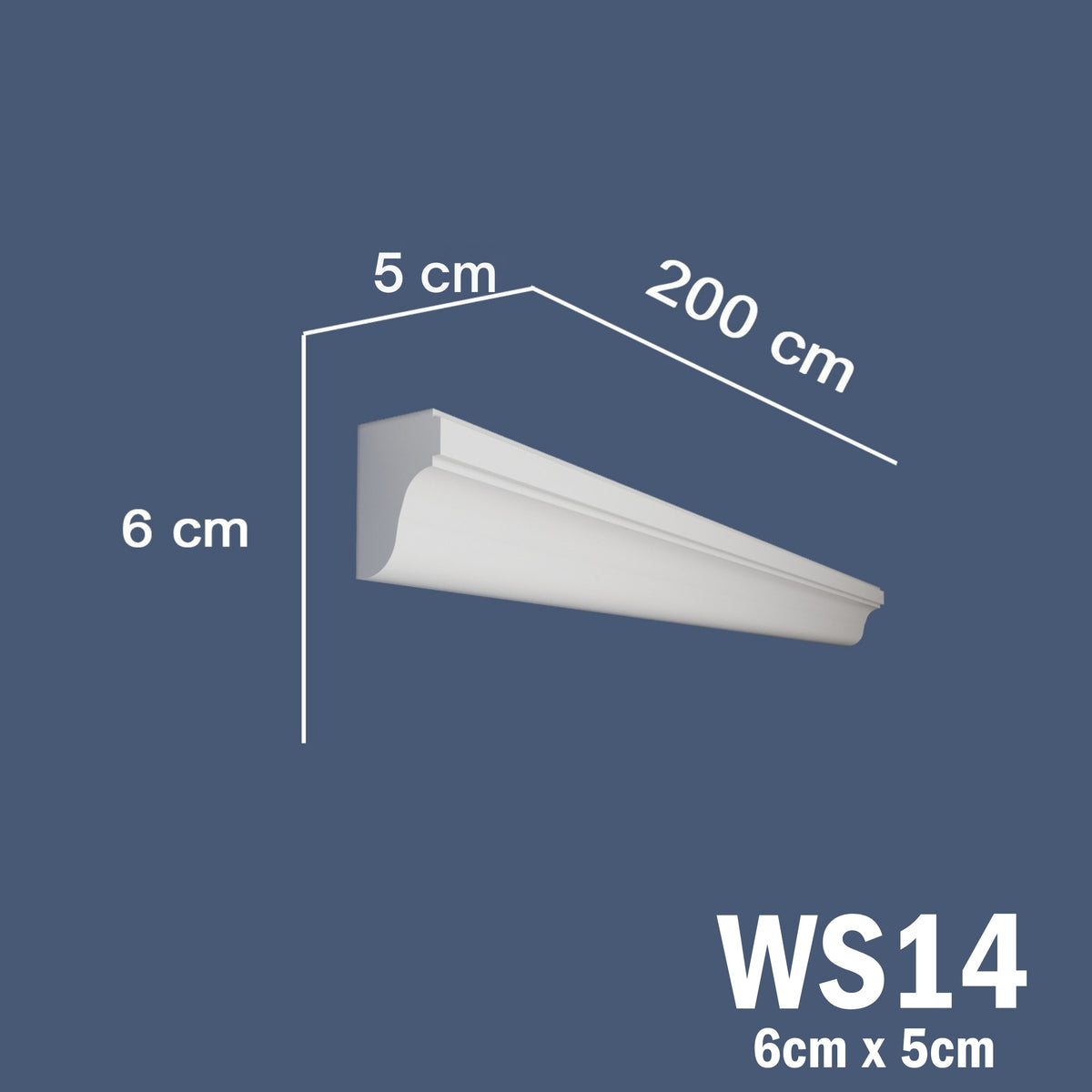 Coving for Ceilings Cornice XPS Extruded Polystyrene WS14