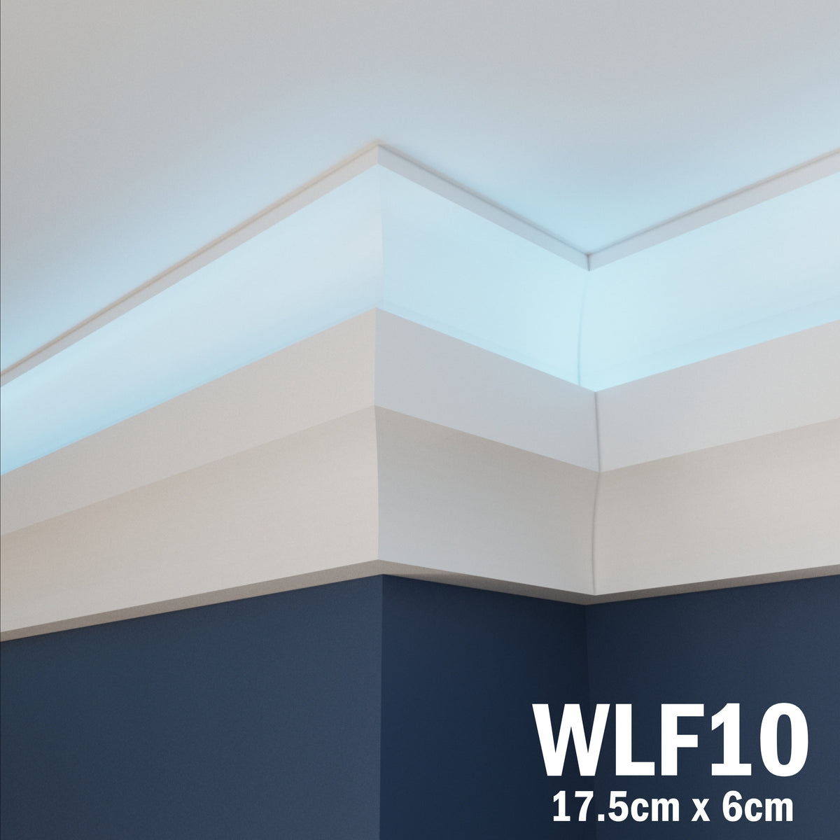 LED Coving for Ceilings Cornice XPS Extruded Polystyrene WLF10