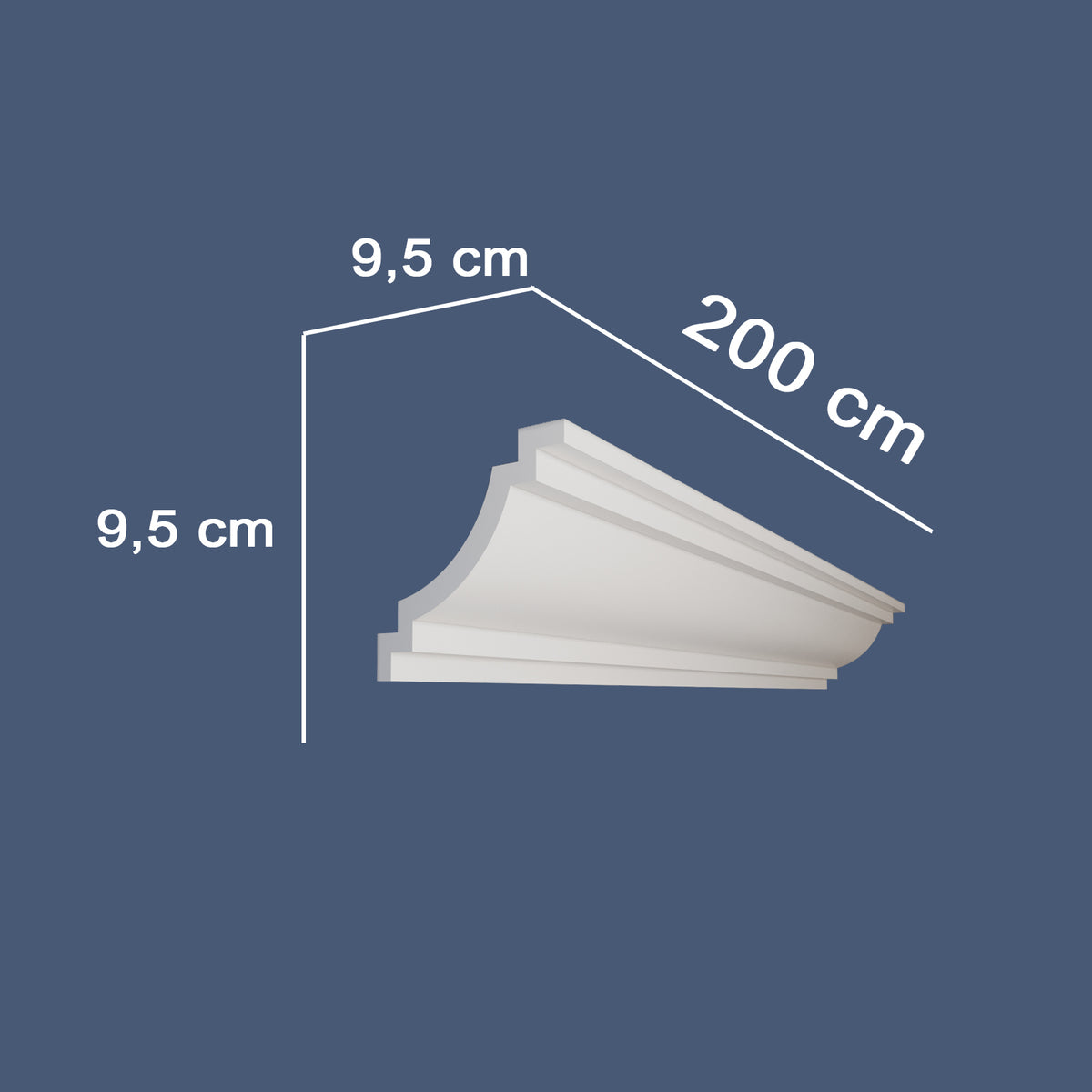 Coving for Ceilings Cornice XPS Extruded Polystyrene WM03