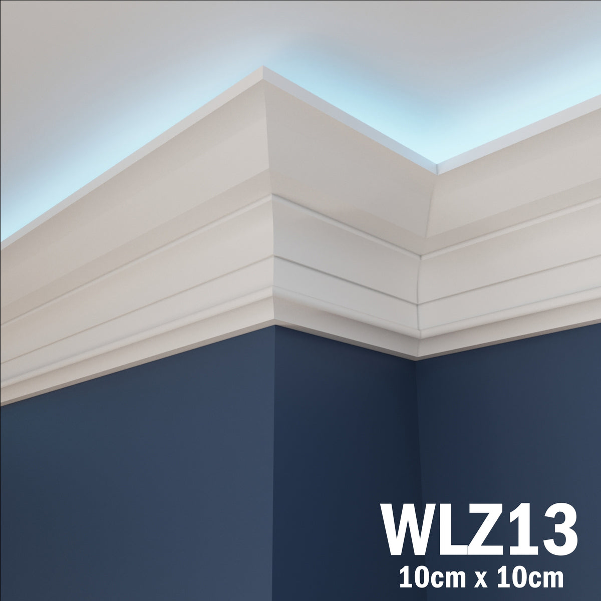 LED Coving for Ceilings Cornice XPS Extruded Polystyrene WLZ13