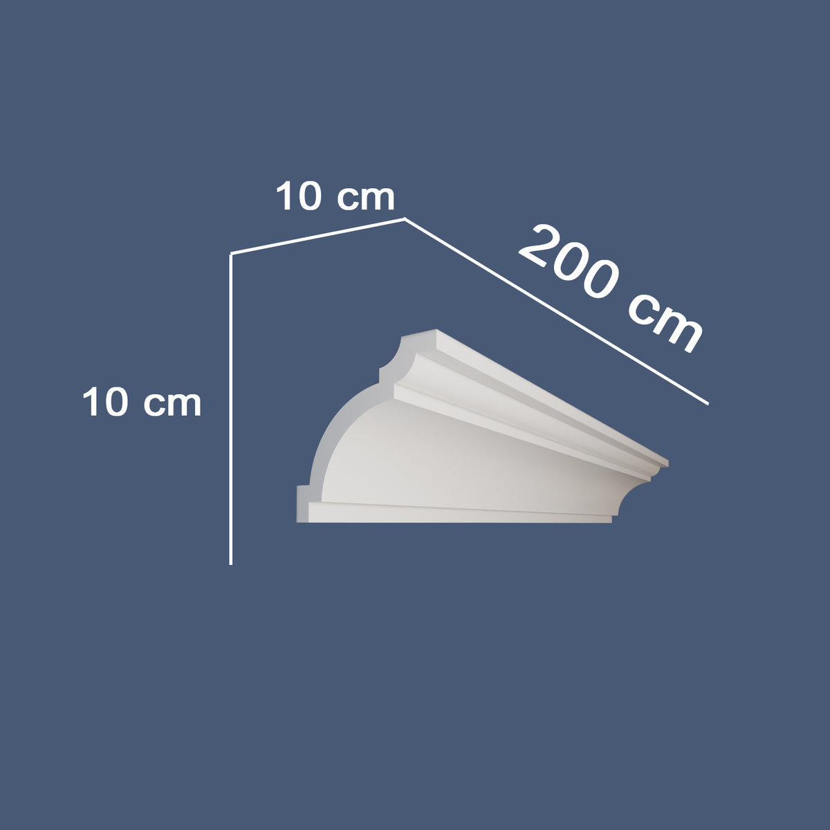 Coving for Ceilings Cornice XPS Extruded Polystyrene WM10