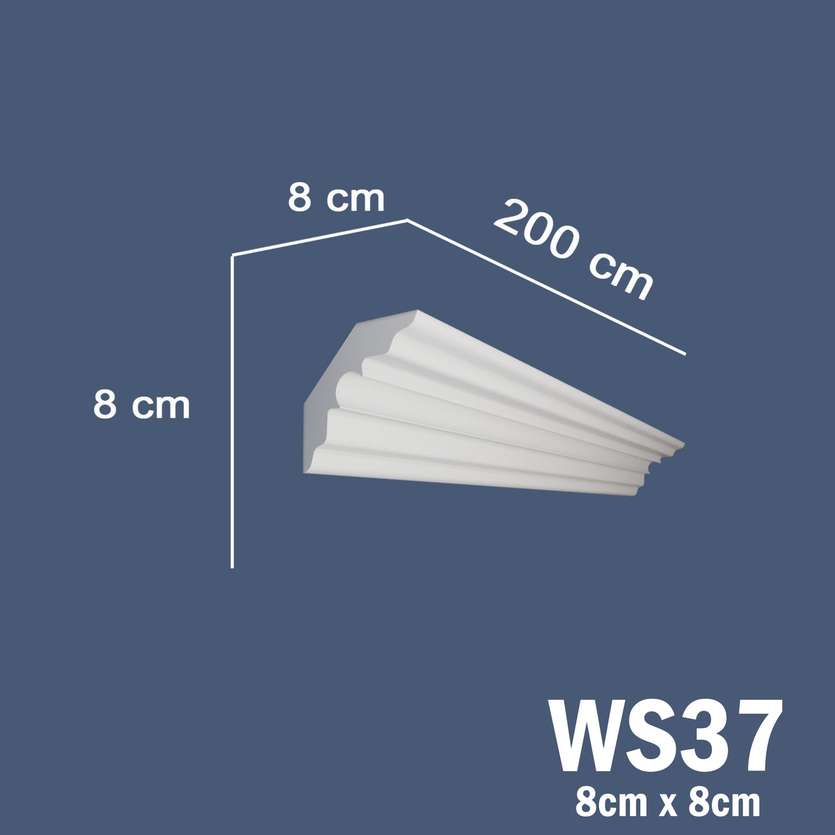 Coving for Ceilings Cornice XPS Extruded Polystyrene WS37