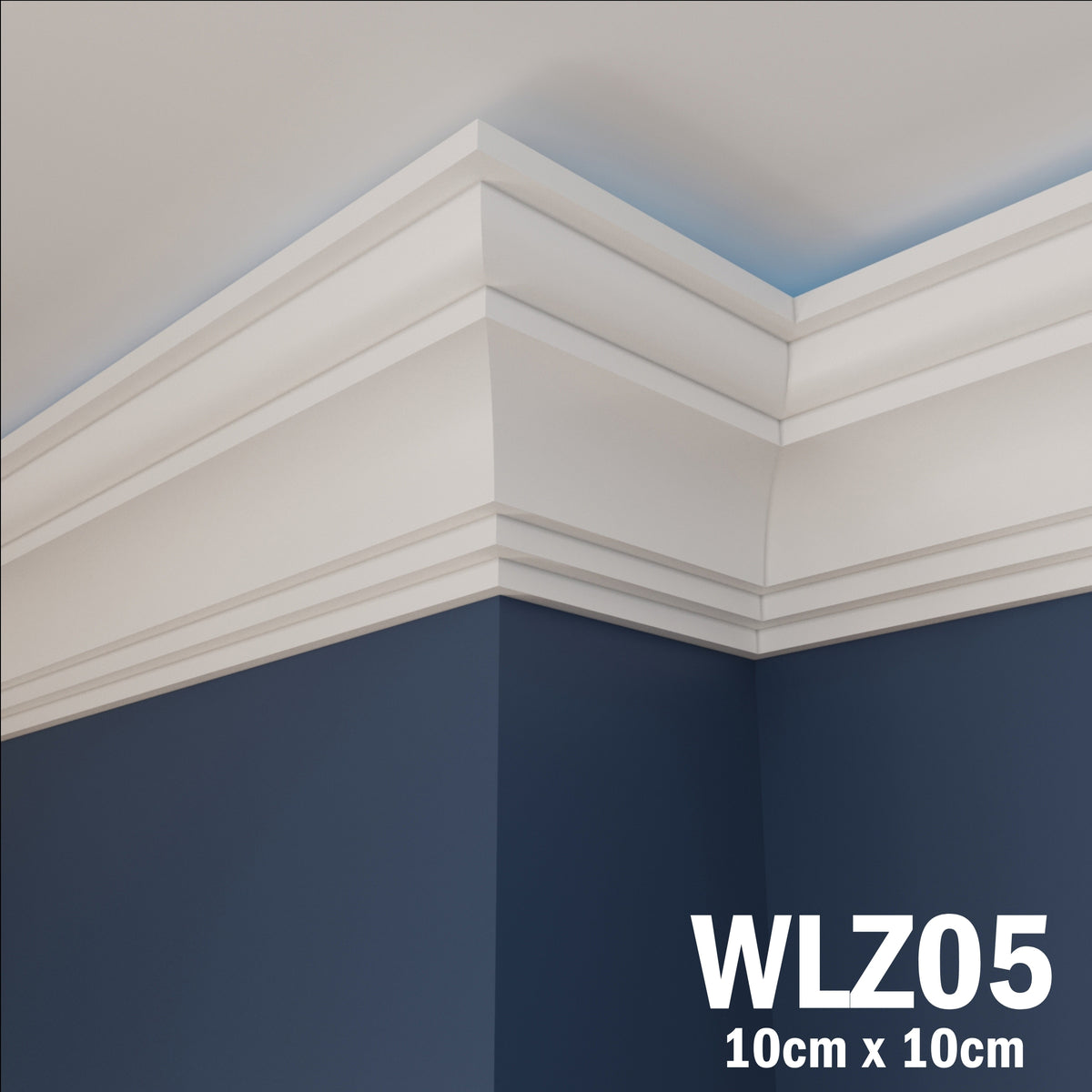 LED Coving for Ceilings Cornice XPS Extruded Polystyrene WLZ05