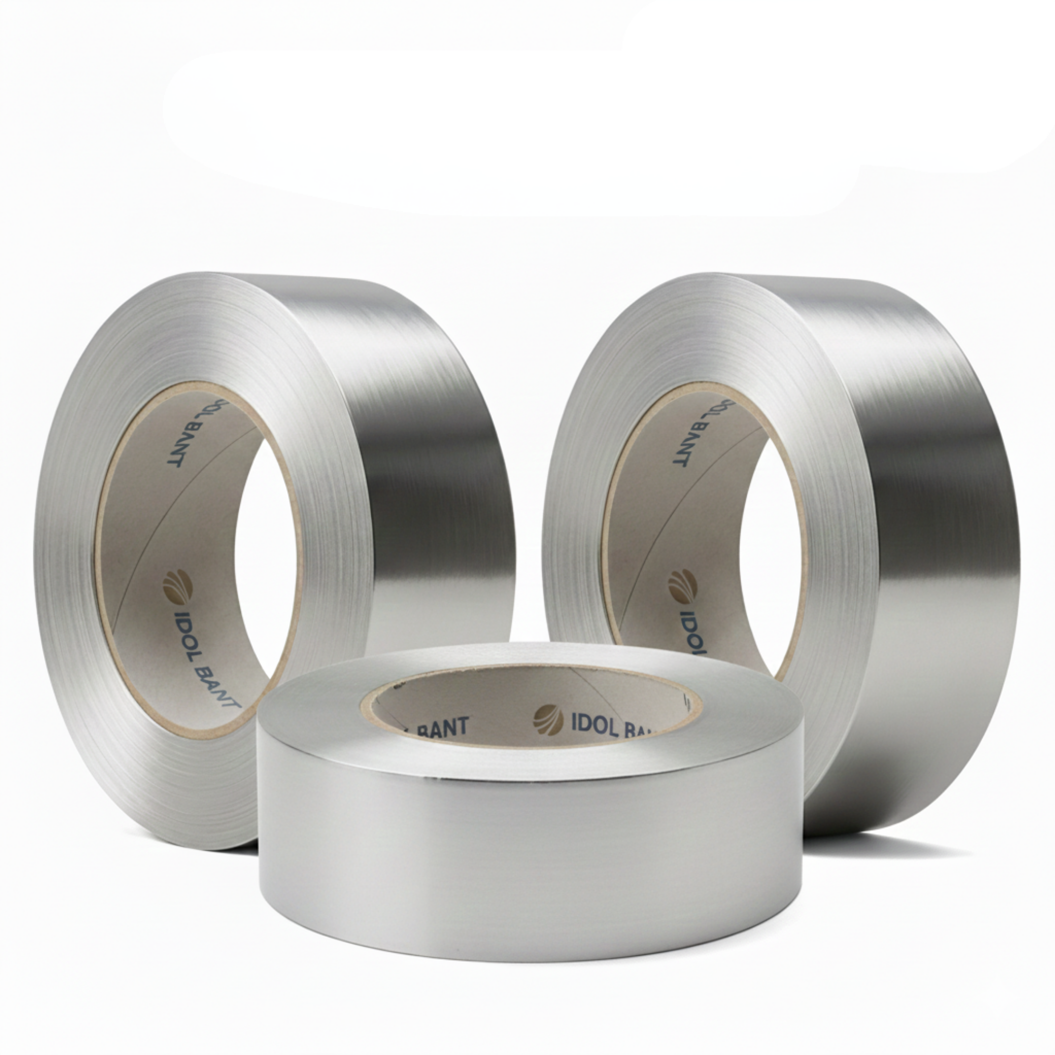Aluminium Foil Tape (45mm x 20m), Heat Resistant Tape, Highly Adhesive Aluminium Foil Tape, Silver Insulation Tape, Waterproof Aluminium Tape for HVAC, Duct Work, Heating & Ventilation