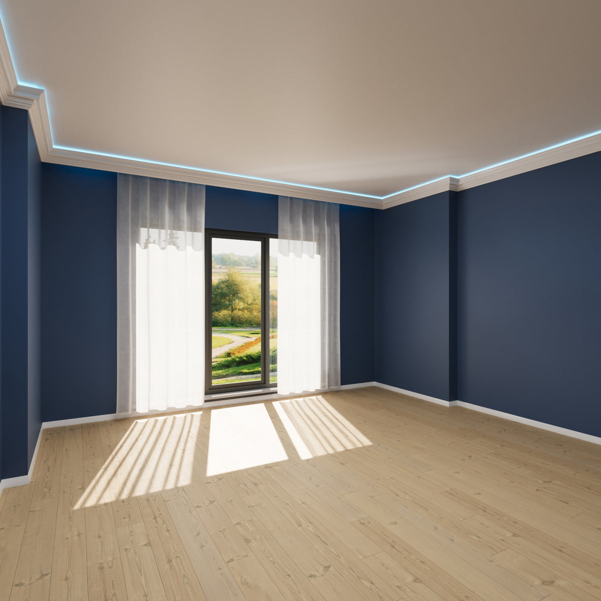 LED Coving for Ceilings Cornice XPS Extruded Polystyrene WLZ18