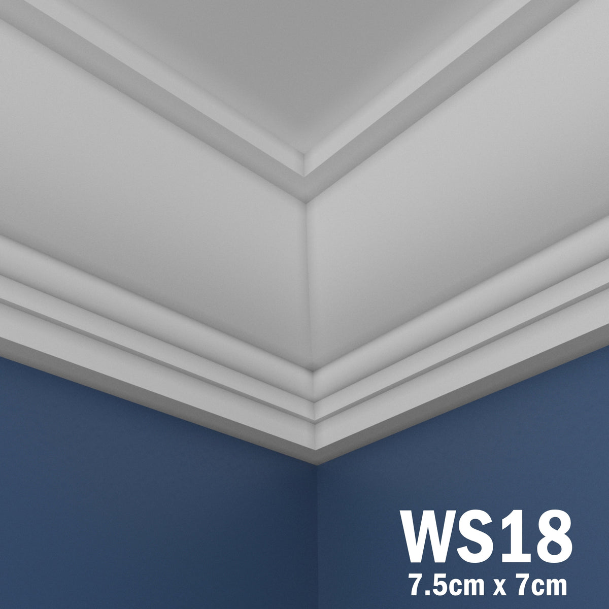 Coving for Ceilings Cornice XPS Extruded Polystyrene WS18