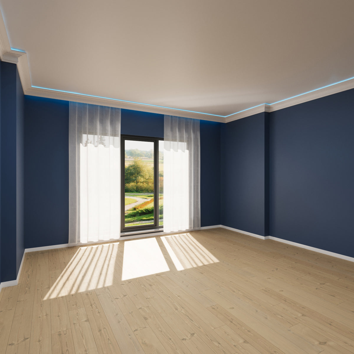 LED Coving for Ceilings Cornice XPS Extruded Polystyrene WLZ14