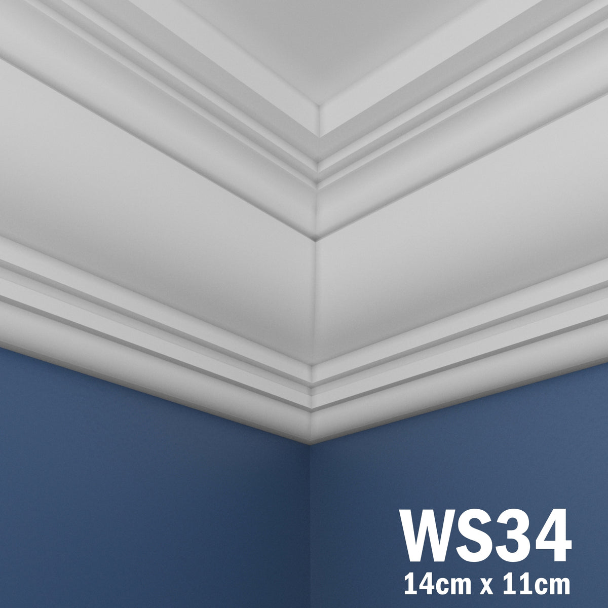Coving for Ceilings Cornice XPS Extruded Polystyrene WS34