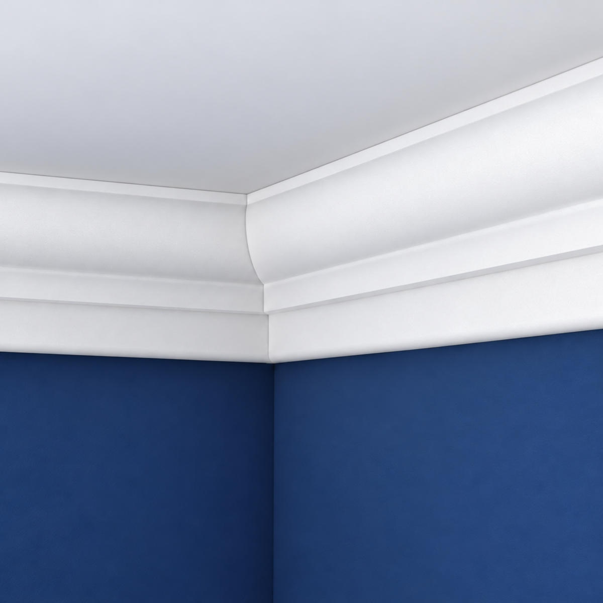 Extruded Polystyrene Coving for Ceilings, Cornice 4x11cm GBW08