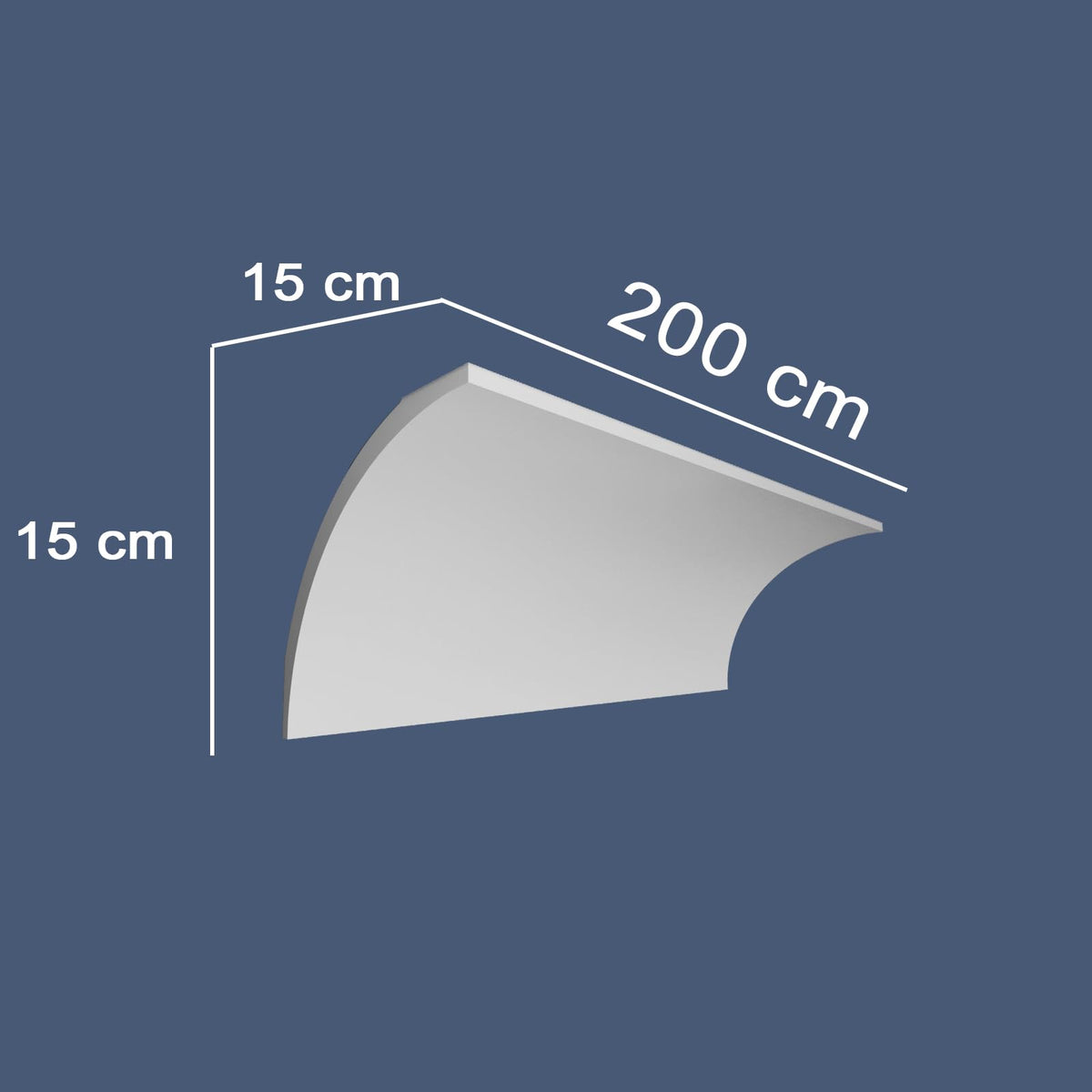 Coving for Ceilings Cornice XPS Extruded Polystyrene WW03