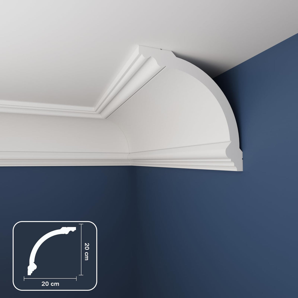 Coving for Ceilings Cornice XPS Extruded Polystyrene WW06