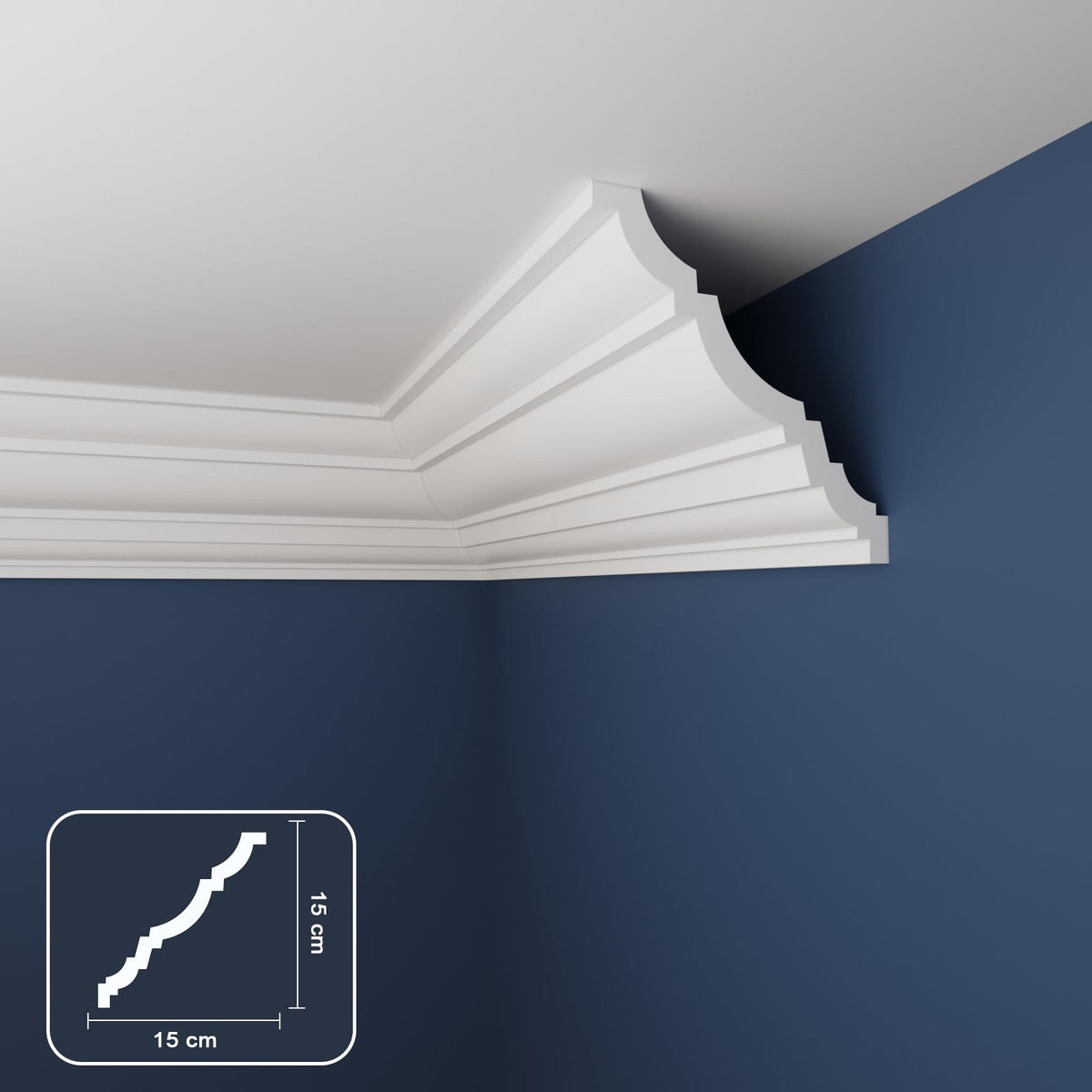 Coving for Ceilings Cornice XPS Extruded Polystyrene WW04