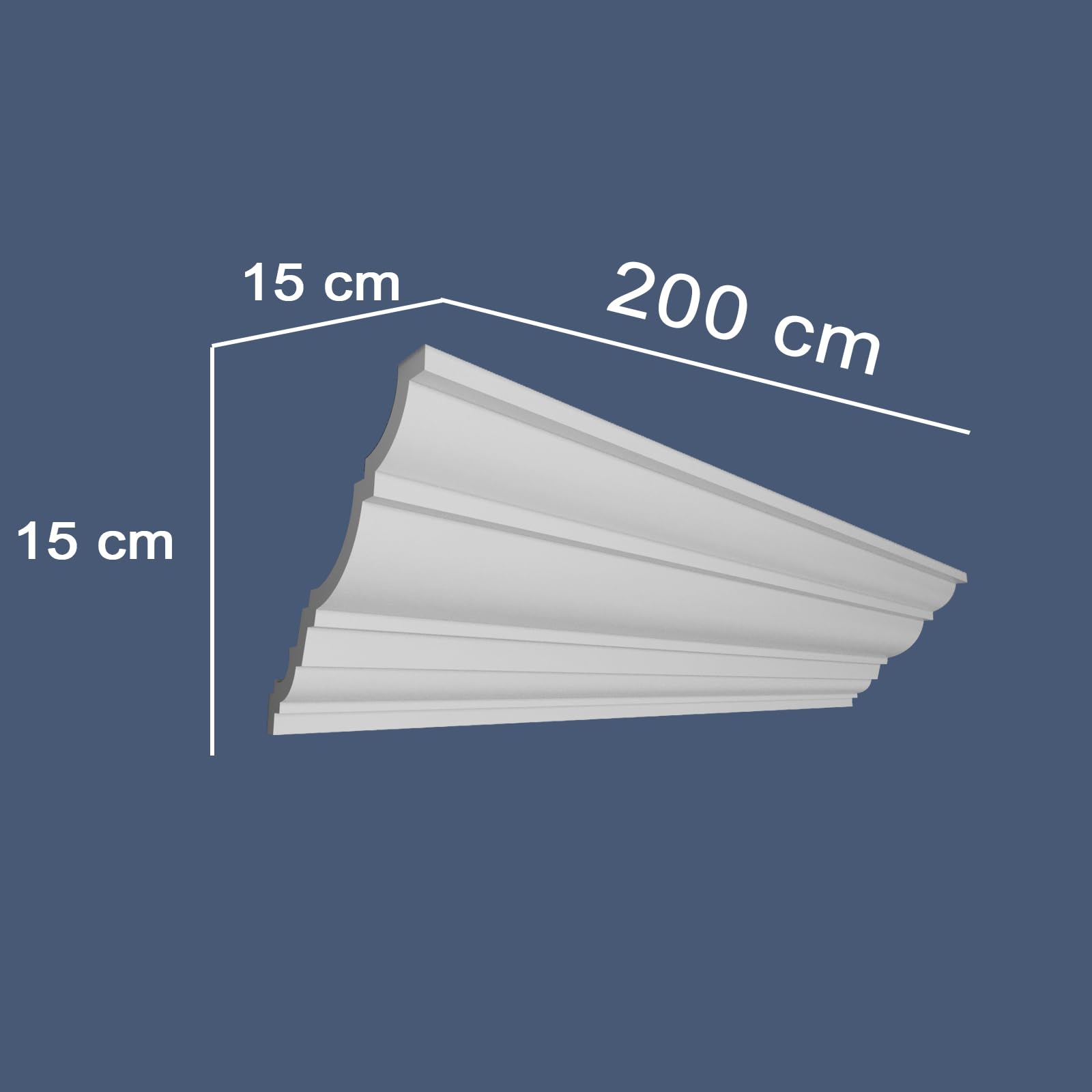 Coving for Ceilings Cornice XPS Extruded Polystyrene WW02