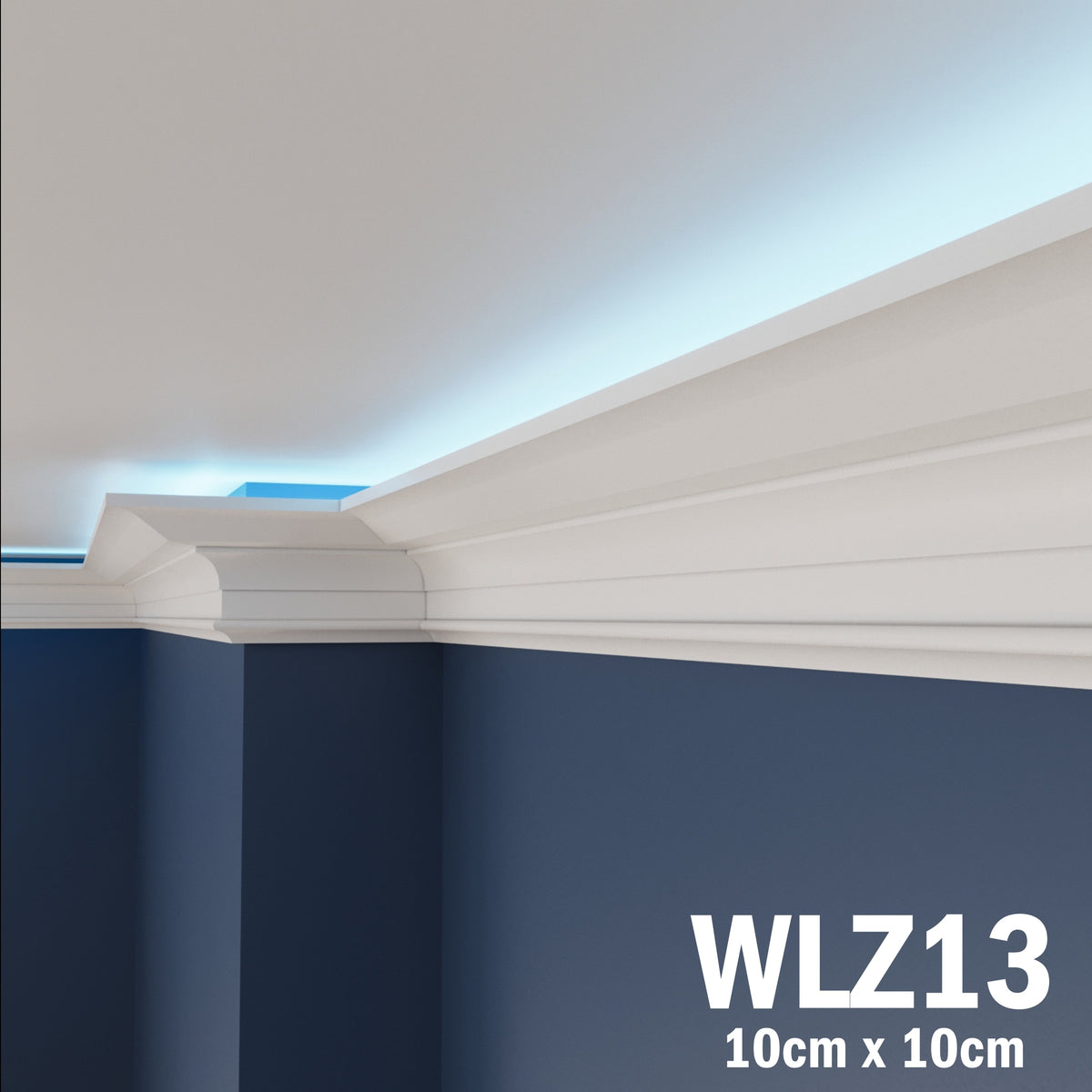LED Coving for Ceilings Cornice XPS Extruded Polystyrene WLZ13