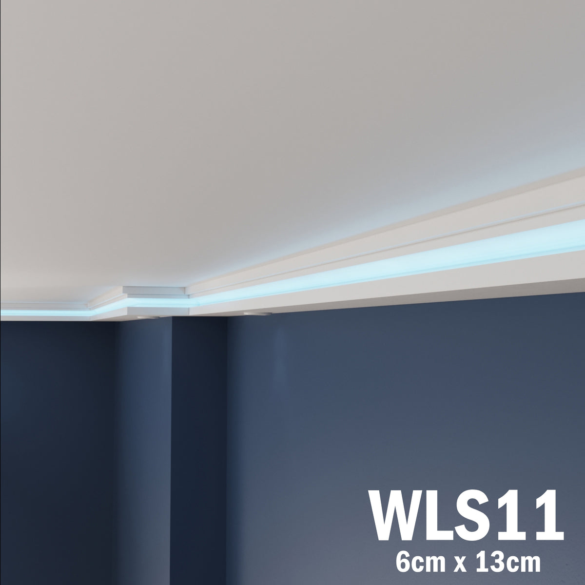 LED Coving for Ceilings Cornice XPS Extruded Polystyrene WLS11