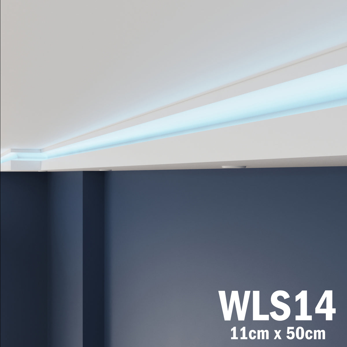 LED Coving for Ceilings Cornice XPS Extruded Polystyrene WLS14