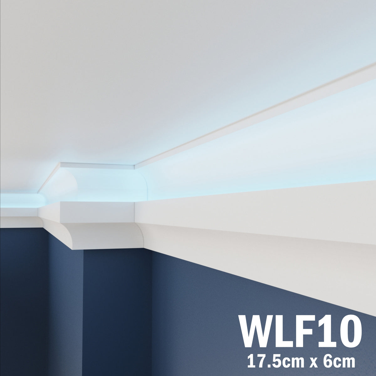 LED Coving for Ceilings Cornice XPS Extruded Polystyrene WLF10