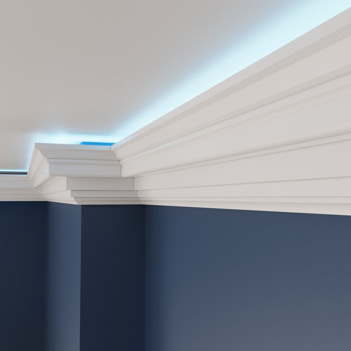 LED Coving for Ceilings Cornice XPS Extruded Polystyrene WLZ18