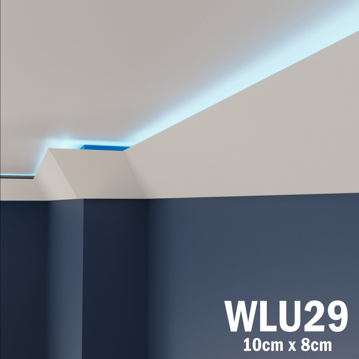 LED Coving for Ceilings Cornice XPS Extruded Polystyrene WLU29