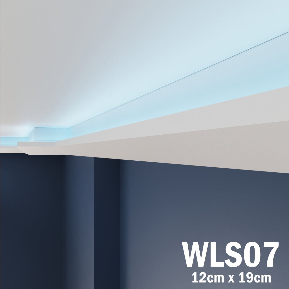 LED Coving for Ceilings Cornice XPS Extruded Polystyrene WLS07