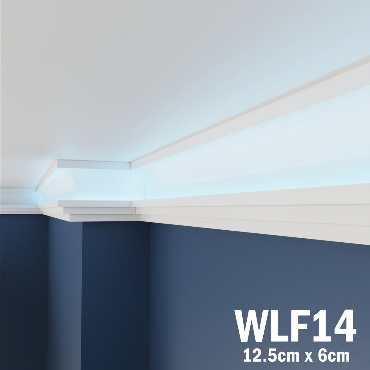 LED Coving for Ceilings Cornice XPS Extruded Polystyrene WLF14