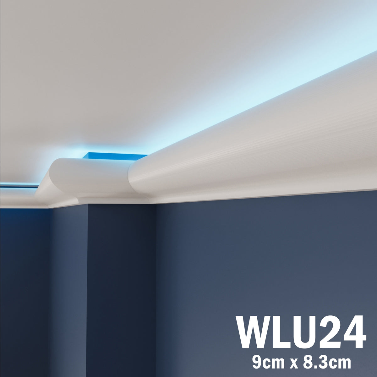 LED Coving for Ceilings Cornice XPS Extruded Polystyrene WLU24