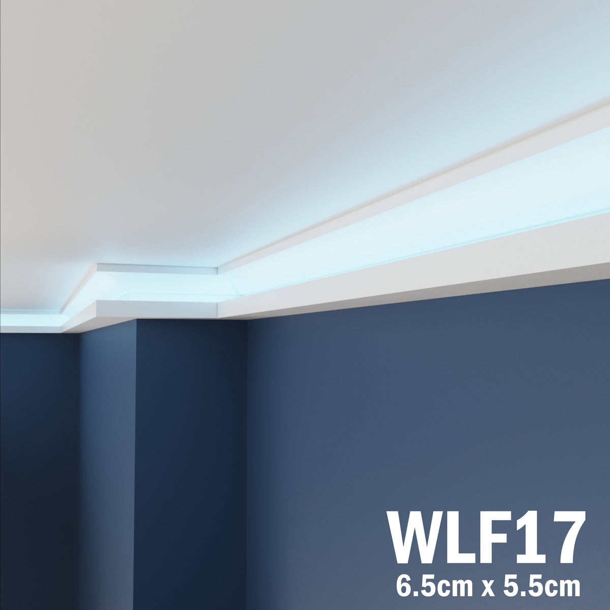 LED Coving for Ceilings Cornice XPS Extruded Polystyrene WLF17