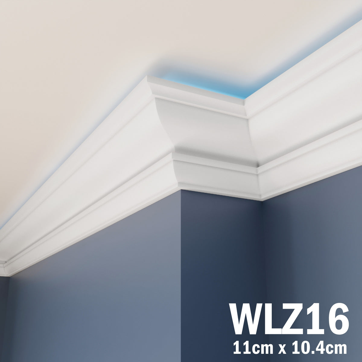 LED Coving for Ceilings Cornice XPS Extruded Polystyrene WLZ16