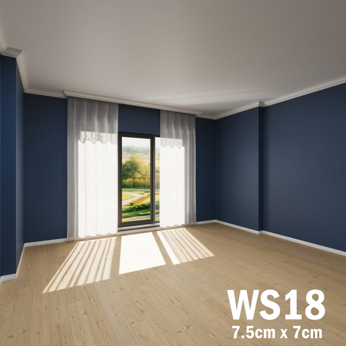 Coving for Ceilings Cornice XPS Extruded Polystyrene WS18