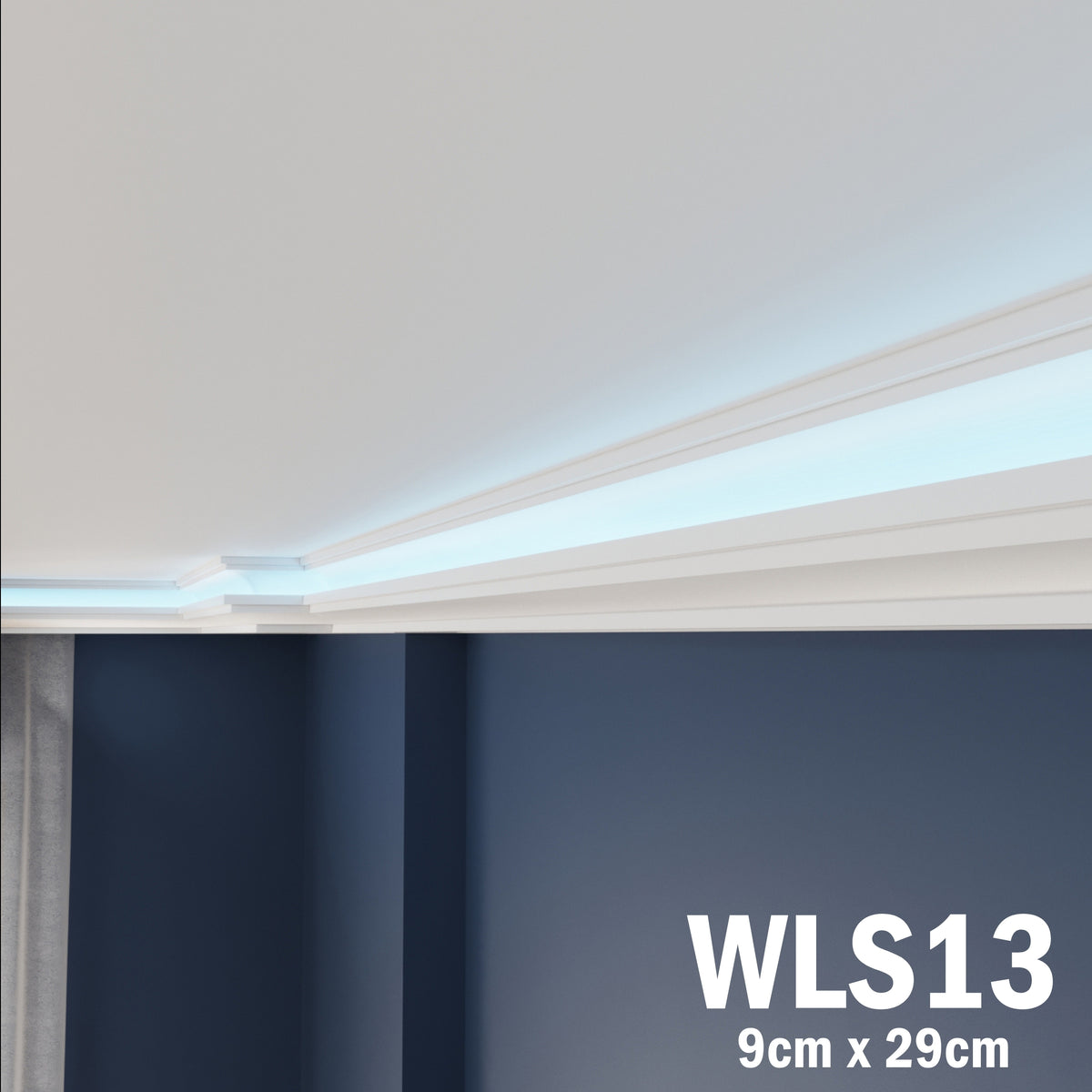 LED Coving for Ceilings Cornice XPS Extruded Polystyrene WLS13