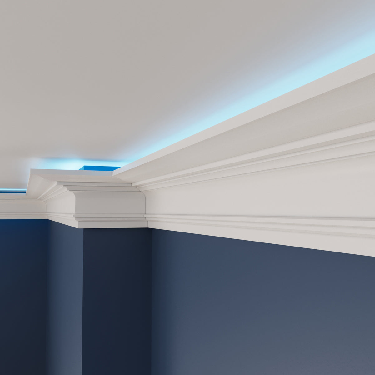 LED Coving for Ceilings Cornice XPS Extruded Polystyrene WLZ14