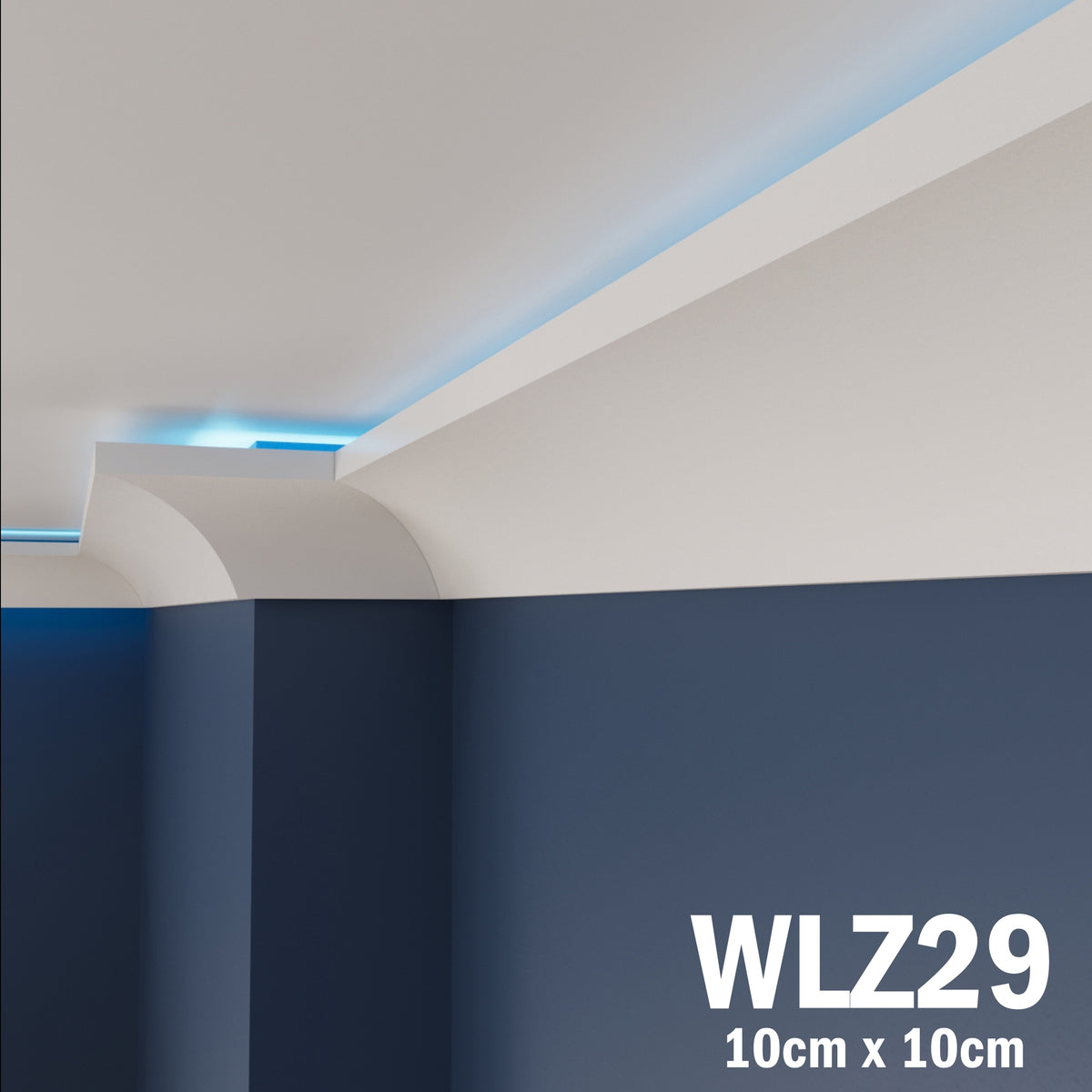 LED Coving for Ceilings Cornice XPS Extruded Polystyrene WLZ29