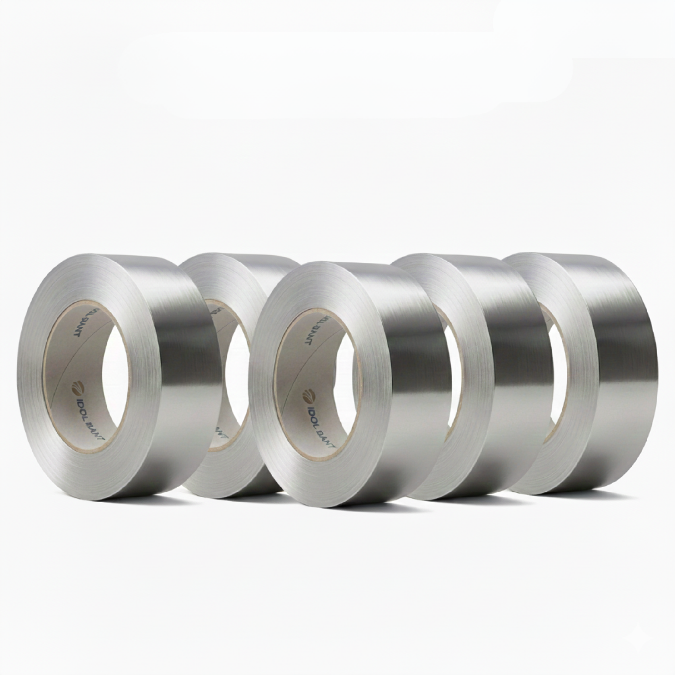 Aluminium Foil Tape (45mm x 20m), Heat Resistant Tape, Highly Adhesive Aluminium Foil Tape, Silver Insulation Tape, Waterproof Aluminium Tape for HVAC, Duct Work, Heating & Ventilation