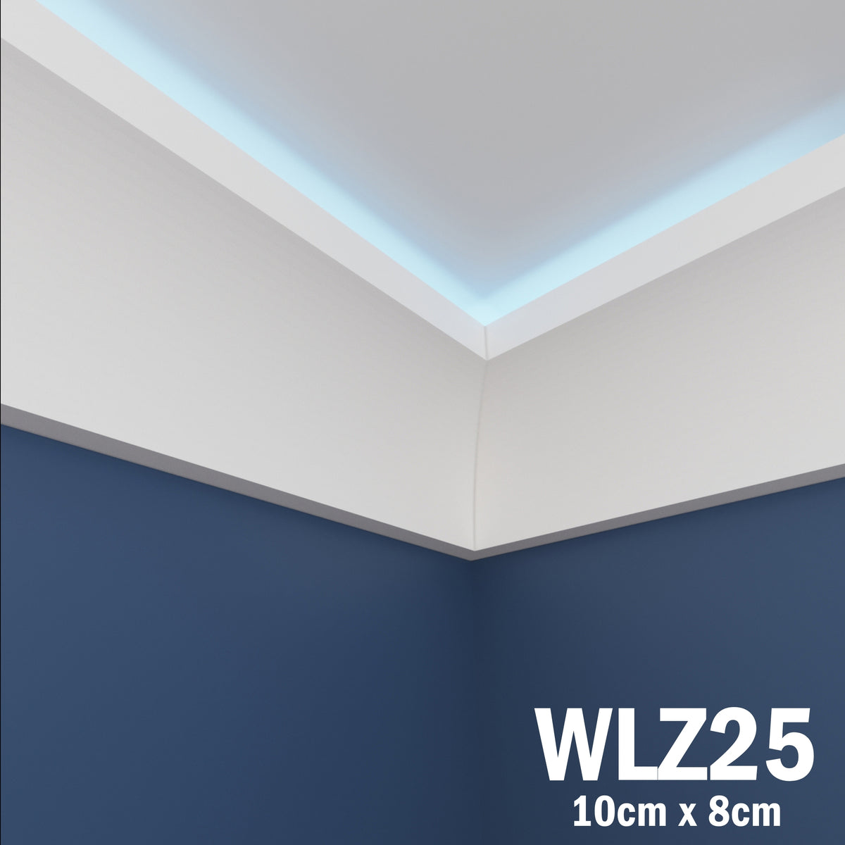 LED Coving for Ceilings Cornice XPS Extruded Polystyrene WLZ25