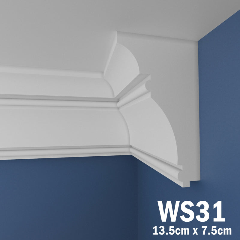 Coving for Ceilings Cornice XPS Extruded Polystyrene  WS31