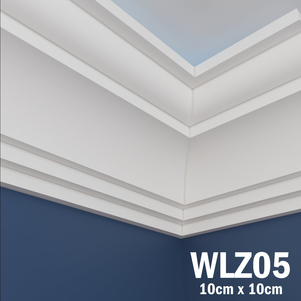LED Coving for Ceilings Cornice XPS Extruded Polystyrene WLZ05