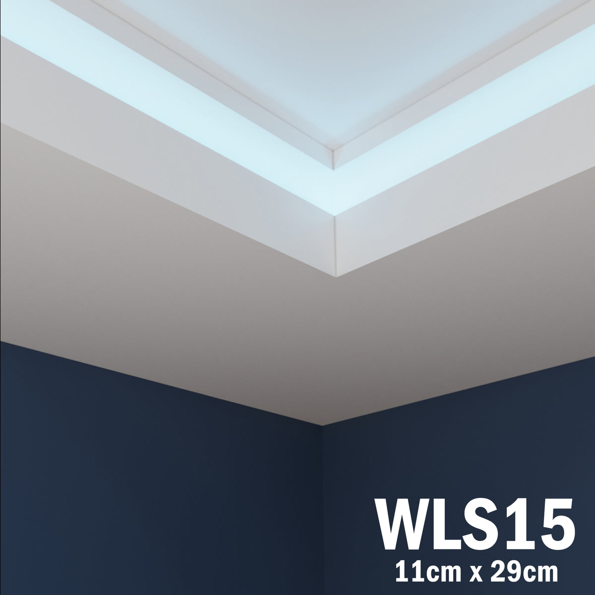 LED Coving for Ceilings Cornice XPS Extruded Polystyrene  WLS15
