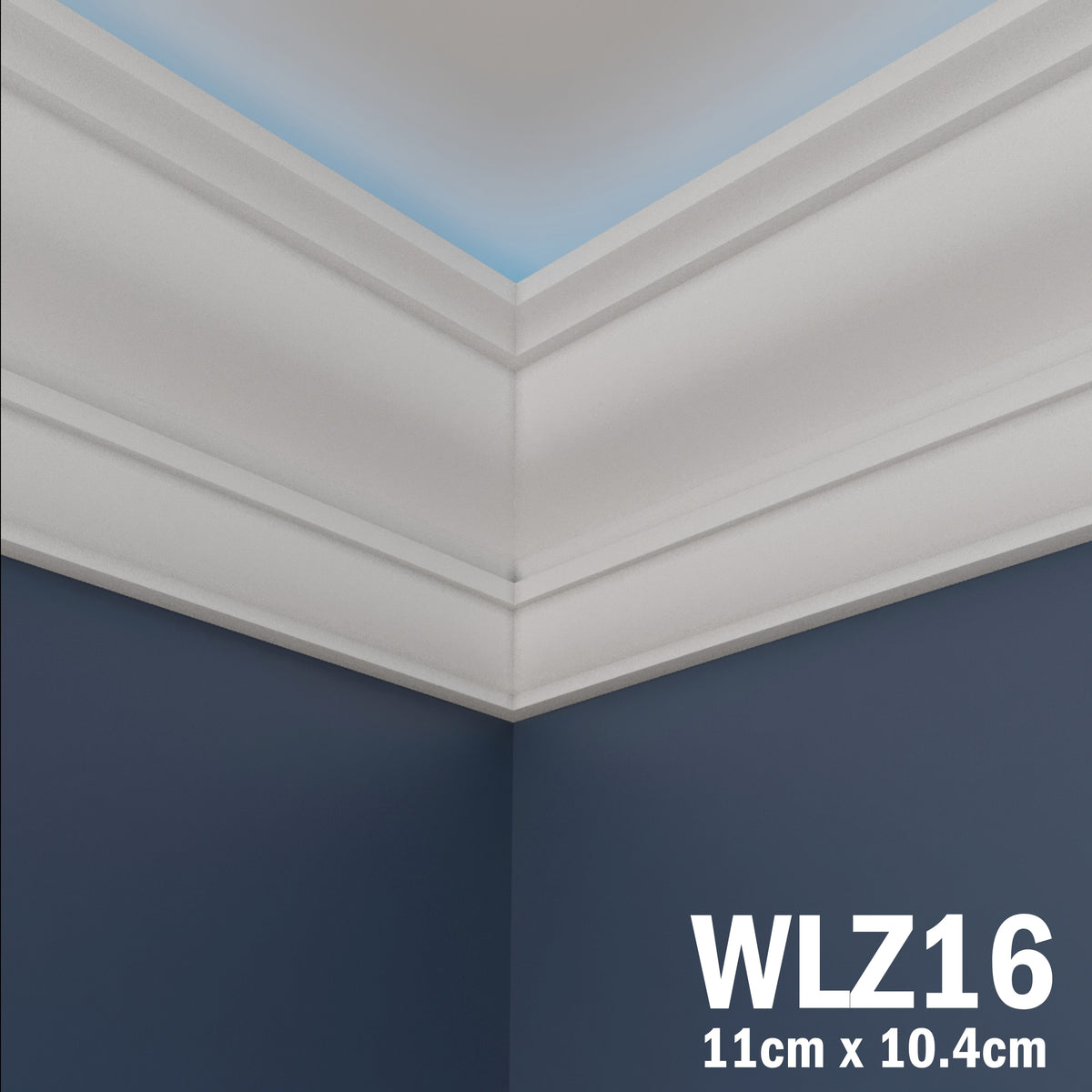 LED Coving for Ceilings Cornice XPS Extruded Polystyrene WLZ16