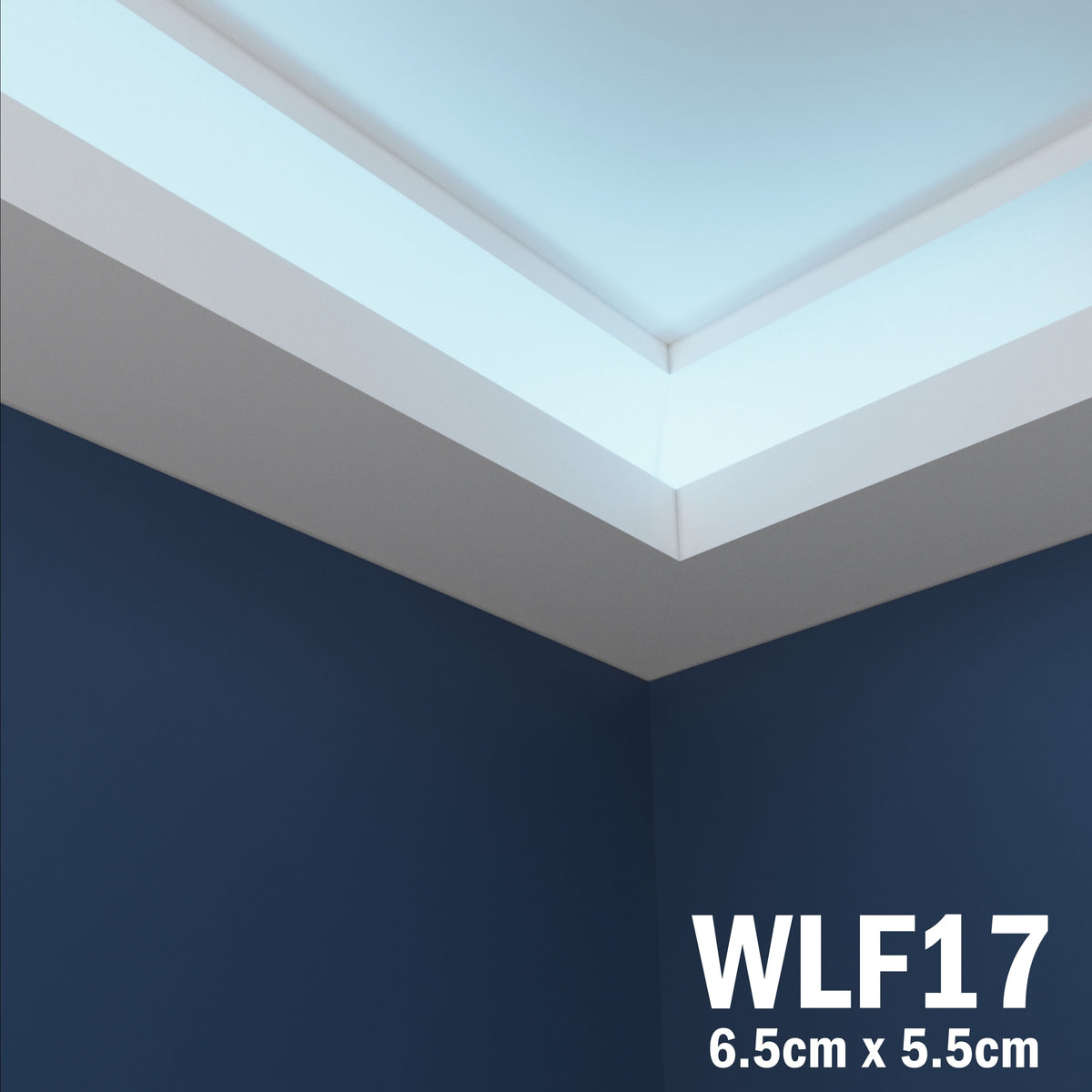 LED Coving for Ceilings Cornice XPS Extruded Polystyrene WLF17