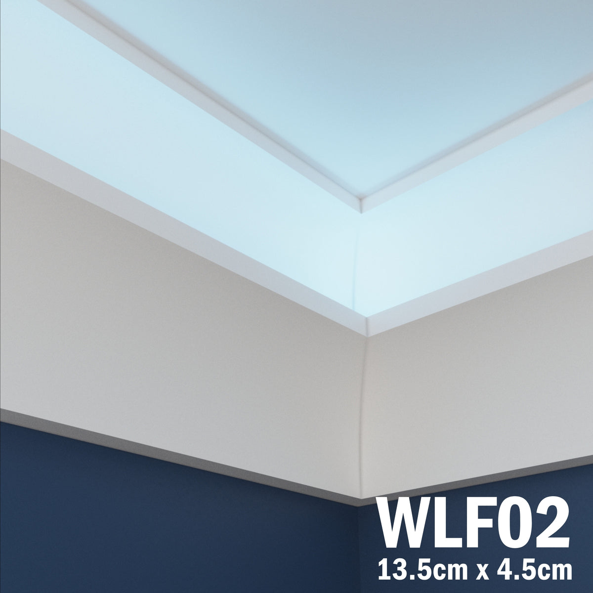 LED Coving for Ceilings Cornice XPS Extruded Polystyrene WLF02