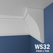Coving for Ceilings Cornice XPS Extruded Polystyrene WS32