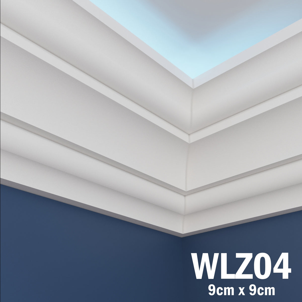 LED Coving for Ceilings Cornice XPS Extruded Polystyrene WLZ04