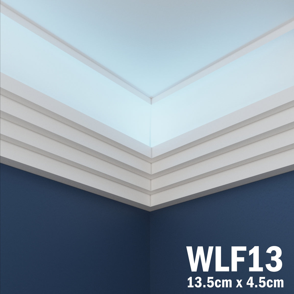 LED Coving for Ceilings Cornice XPS Extruded Polystyrene WLF13