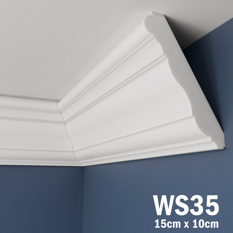 Coving for Ceilings Cornice XPS Extruded Polystyrene WS35
