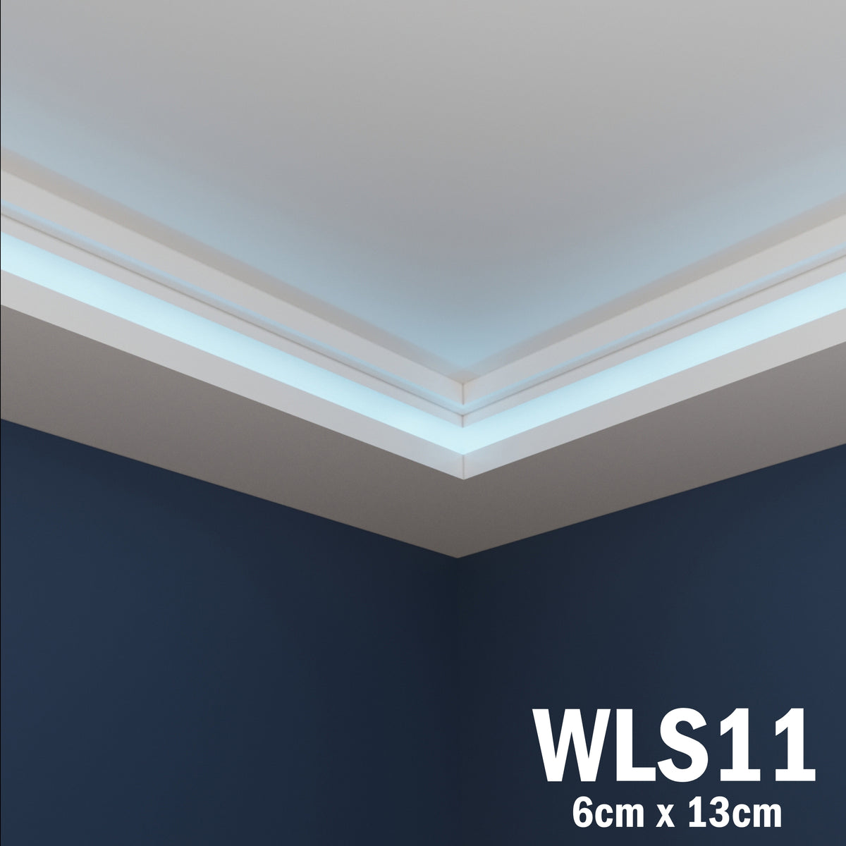 LED Coving for Ceilings Cornice XPS Extruded Polystyrene WLS11