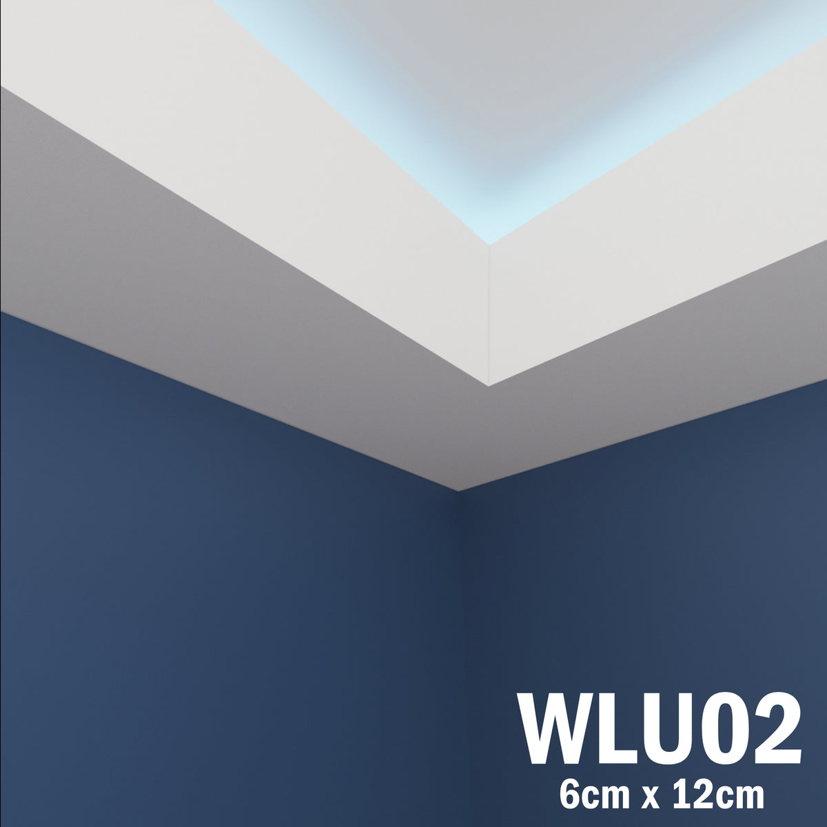 LED Coving for Ceilings Cornice XPS Extruded Polystyrene WLU02